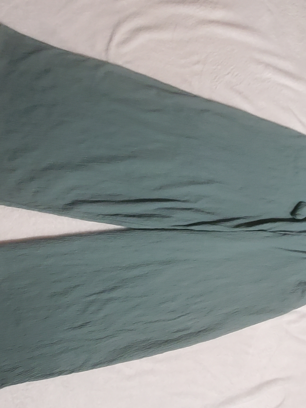 Cuddl Duds Sage Short-Sleeve Tie-Waist Jumpsuit - Picture 6 of 7